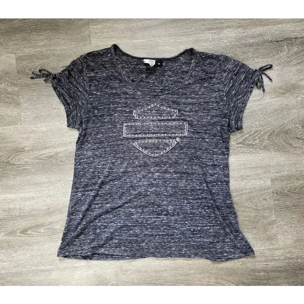 LOT Womens Harley Davidson Tshirts 2X - Picture 6 of 9